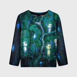 Лонгслив детский Kodama tree, цвет: 3D-принт