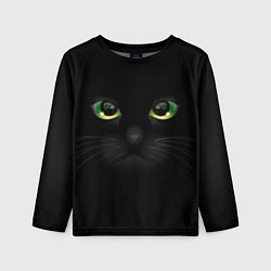 Лонгслив детский Черную кошку совсем не интересует, цвет: 3D-принт