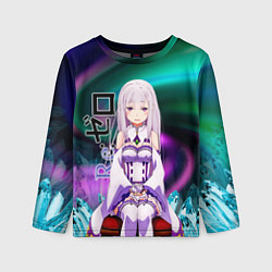 Лонгслив детский Re: Zero - Emilia, цвет: 3D-принт