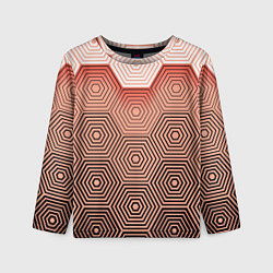 Лонгслив детский Multi- faceted pattern, цвет: 3D-принт