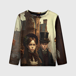 Лонгслив детский Victorian boy and girl, цвет: 3D-принт