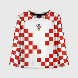 Лонгслив детский Форма сборной Хорватии, цвет: 3D-принт