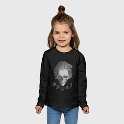 Лонгслив детский Ghost skull, цвет: 3D-принт — фото 2
