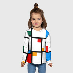 Лонгслив детский Как свитер из 80х FIRM, цвет: 3D-принт — фото 2