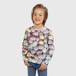 Лонгслив детский Абстрактное множество чистых и светлых камней, цвет: 3D-принт — фото 2