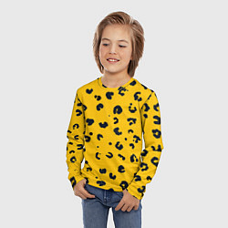 Лонгслив детский Леопардик, цвет: 3D-принт — фото 2