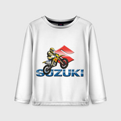 Лонгслив детский Suzuki motorcycle, цвет: 3D-принт