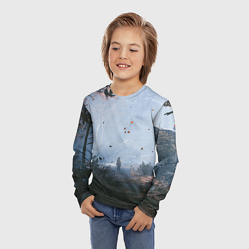 Детский лонгслив God of War Atreus / 3D-принт – фото 3