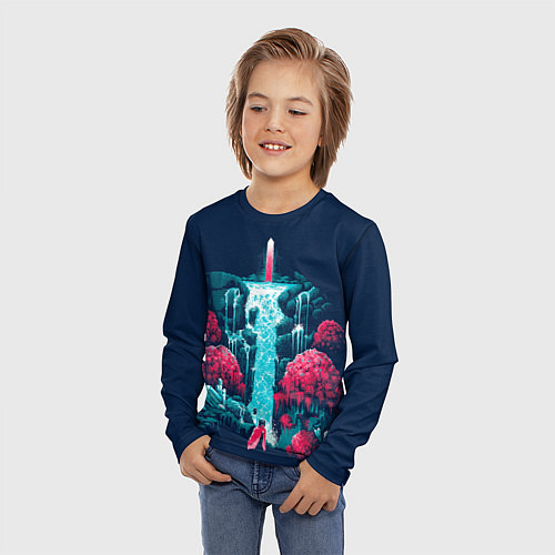 Детский лонгслив Hyper Light Drifter / 3D-принт – фото 3