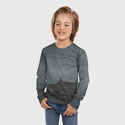 Лонгслив детский Мистический остров, цвет: 3D-принт — фото 2