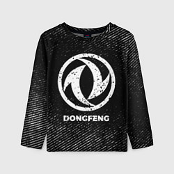 Лонгслив детский Dongfeng с потертостями на темном фоне, цвет: 3D-принт