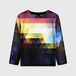 Детский лонгслив Mosaic abstraction