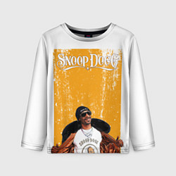 Лонгслив детский Американский рэппер Snoop Dogg, цвет: 3D-принт