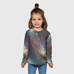 Лонгслив детский Бескрайняя Вселенная, цвет: 3D-принт — фото 2