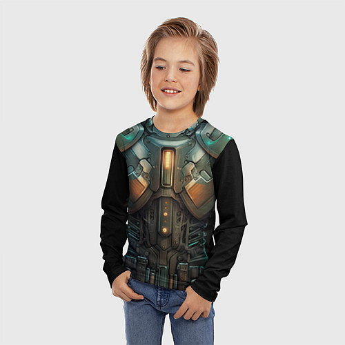 Детский лонгслив Силовой доспех / 3D-принт – фото 3