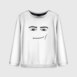 Лонгслив детский Одежда Man Face Roblox, цвет: 3D-принт