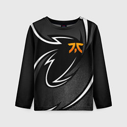 Детский лонгслив Fnatic - white line