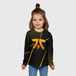 Лонгслив детский Fnatic - csgo - gold edition, цвет: 3D-принт — фото 2