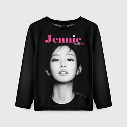 Лонгслив детский Blackpink Jennie Portrait, цвет: 3D-принт