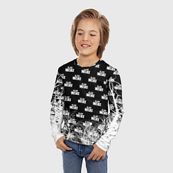 Лонгслив детский Алан Вейк узор, цвет: 3D-принт — фото 2