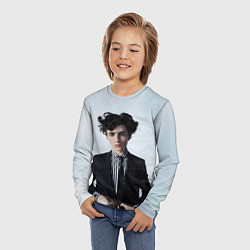 Лонгслив детский Сильный Тимоти Шаламе, цвет: 3D-принт — фото 2