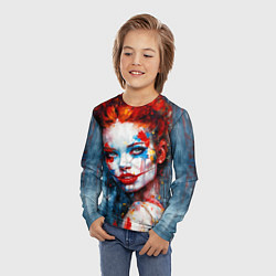 Лонгслив детский Clown girl, цвет: 3D-принт — фото 2