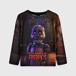 Лонгслив детский Five Nights at Freddys Bonnie, цвет: 3D-принт