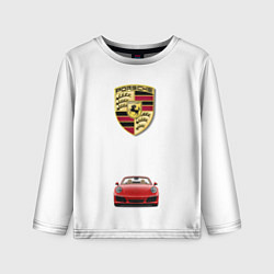 Детский лонгслив Porsche car