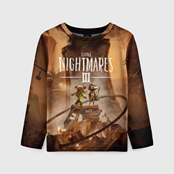 Лонгслив детский Герои Little nightmares 3, цвет: 3D-принт