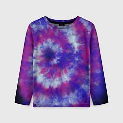 Детский лонгслив Tie-Dye дизайн