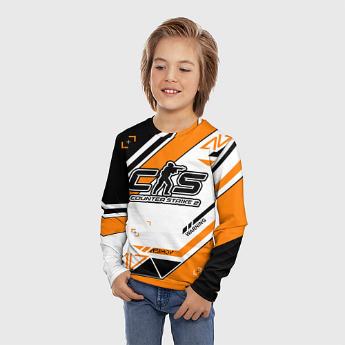 Детский лонгслив CS 2 Азимов скин / 3D-принт – фото 3