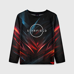 Лонгслив детский Starfield abstract logo, цвет: 3D-принт