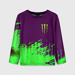 Лонгслив детский Monster energy taurin, цвет: 3D-принт