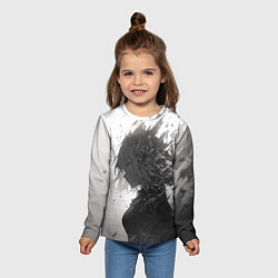Лонгслив детский Распад девушки, цвет: 3D-принт — фото 2