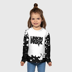 Лонгслив детский Linkin park black album, цвет: 3D-принт — фото 2