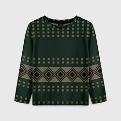 Лонгслив детский Паттерн СССР 80 Слово пацана сериал, цвет: 3D-принт