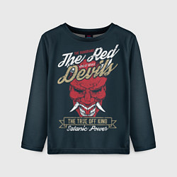Лонгслив детский Красный дьявол, цвет: 3D-принт