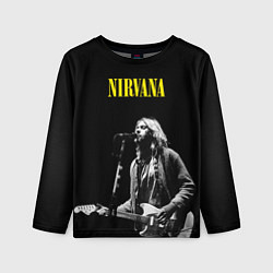 Детский лонгслив Группа Nirvana Курт Кобейн