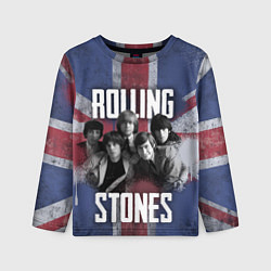 Лонгслив детский Rolling Stones - Great britain, цвет: 3D-принт