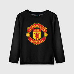 Лонгслив детский Manchester United fc club, цвет: 3D-принт