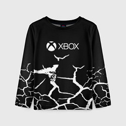 Лонгслив детский Xbox game текстура рельеф, цвет: 3D-принт