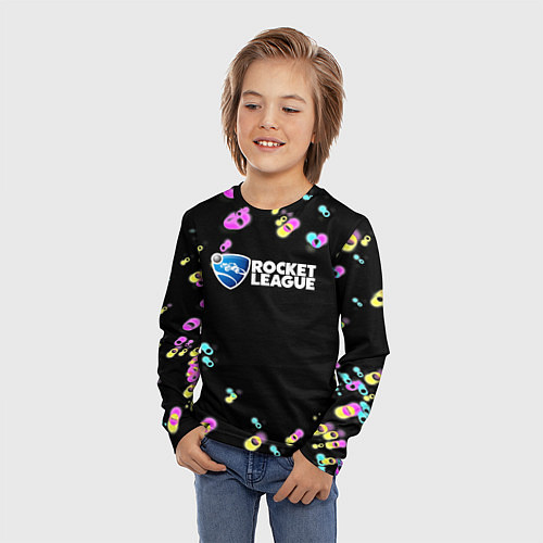 Детский лонгслив Rocket League game / 3D-принт – фото 3