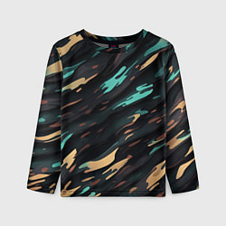 Детский лонгслив Акватический поток