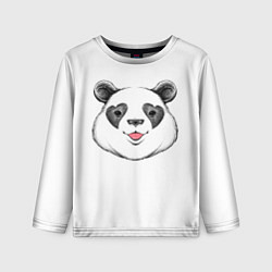 Лонгслив детский Влюблённый панда, цвет: 3D-принт