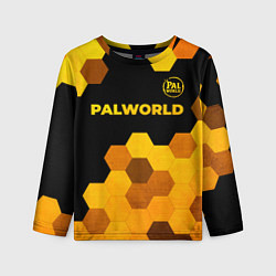 Лонгслив детский Palworld - gold gradient посередине, цвет: 3D-принт