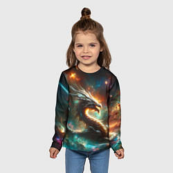 Лонгслив детский The incredible space dragon, цвет: 3D-принт — фото 2