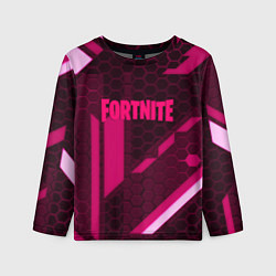 Детский лонгслив Fortnite броня розовая эпик