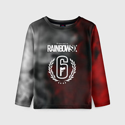 Лонгслив детский Rainbow six gradient fire, цвет: 3D-принт
