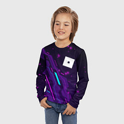 Лонгслив детский Roblox neon gaming, цвет: 3D-принт — фото 2