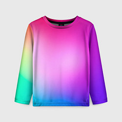 Детский лонгслив Colorful gradient